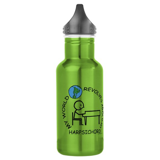 Harpsichord - Wereld rond Waterfles (Links)