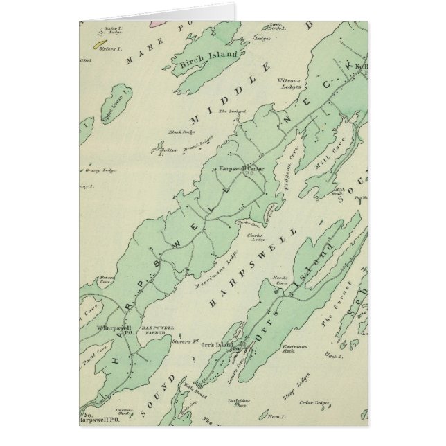 Harpswell, aangrenzende eilanden (Voorkant)