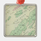 Harpswell, aangrenzende eilanden metalen ornament (Voorkant)