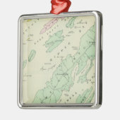 Harpswell, aangrenzende eilanden metalen ornament (Links)