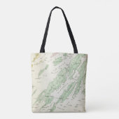 Harpswell, aangrenzende eilanden tote bag (Achterkant)