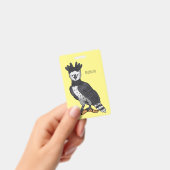 Harpy arend cartoon illustratie badge (Handheld)