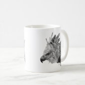 Harpy Eagle Drawing Koffiemok (Voorkant rechts)