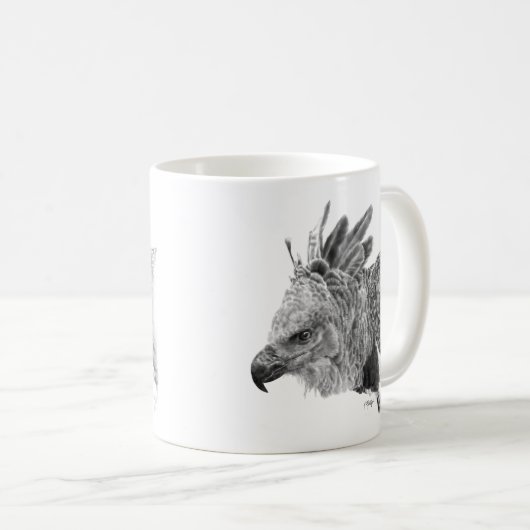 Harpy Eagle Drawing Koffiemok (Voorkant rechts)