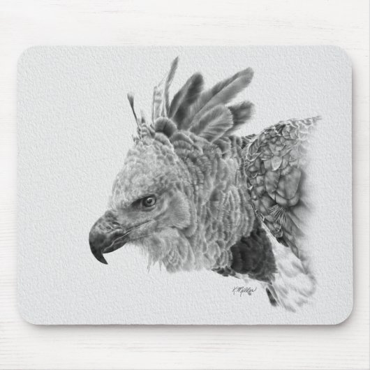 Harpy Eagle Drawing Muismat (Voorkant)