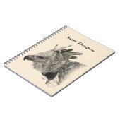 Harpy Eagle Drawing Notitieboek (Linkerzijde)