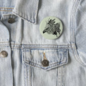 Harpy Eagle Drawing Ronde Button 5,7 Cm (In situ)