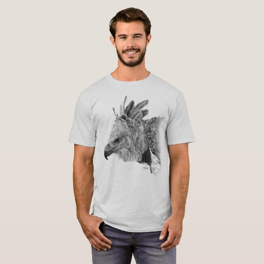 Harpy Eagle Drawing T-shirt (Voorkant volledig)