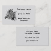 Harpy Eagle Drawing Visitekaartje (Voorkant / Achterkant)