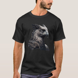 Harpy Eagle Face Graphic T-shirt