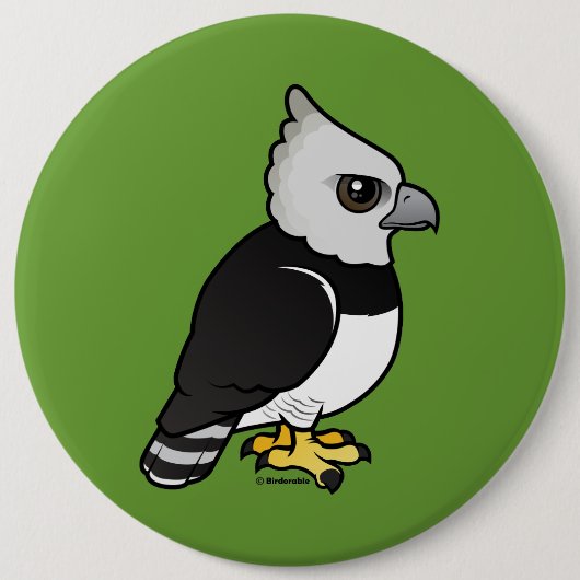 Harpy Eagle Ronde Button 6,0 Cm (Voorkant)