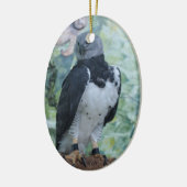 Harpy Eagle Standing Regal Keramisch Ornament (Links)