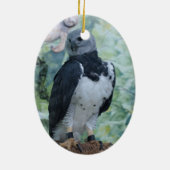 Harpy Eagle Standing Regal Keramisch Ornament (Achterkant)