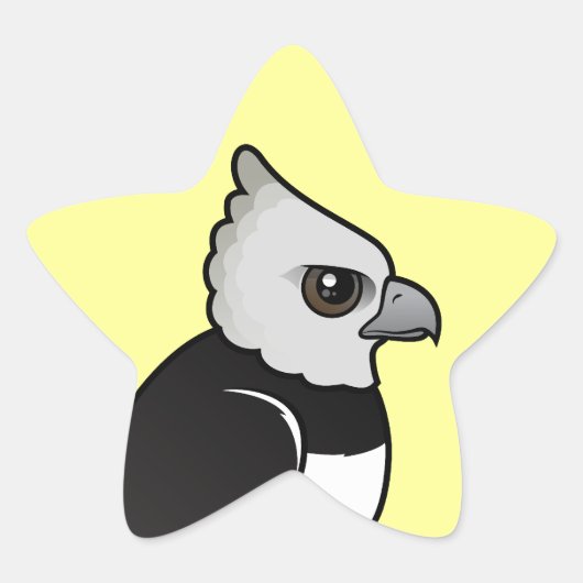 Harpy Eagle Ster Sticker (Voorkant)