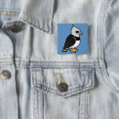 Harpy Eagle Vierkante Button 5,1 Cm (In situ)