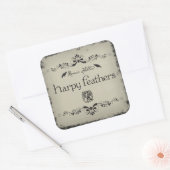 Harpy Feathers Halloween Jar Sticker Label (Envelop)
