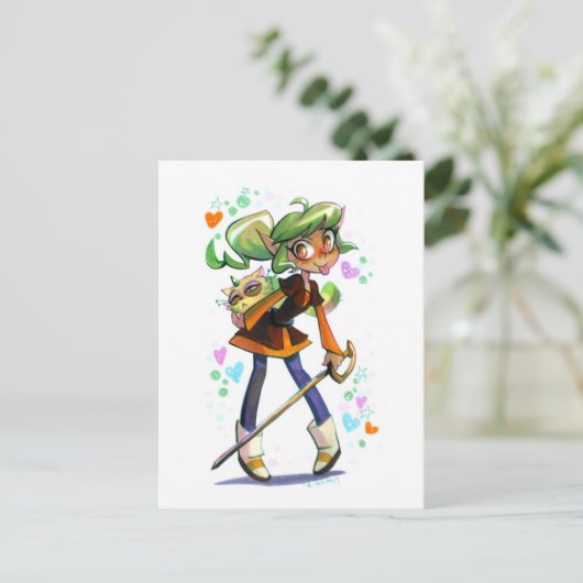 Harpy Gee Briefkaart (Staand voorkant)