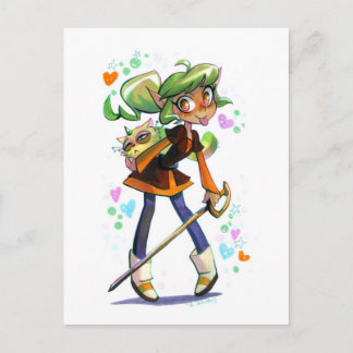 Harpy Gee Briefkaart