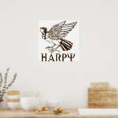 Harpy Poster (Keuken)