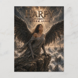 Harpy Storm Aerie Dark Cinema Briefkaart