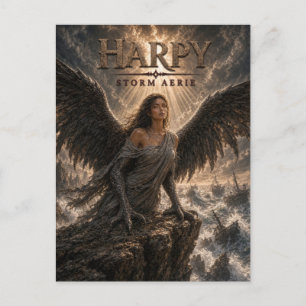 Harpy Storm Aerie Dark Cinema Briefkaart