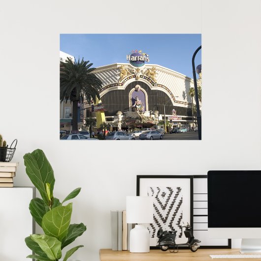 Harrah's Las Vegas Foto Poster Print (Thuiskantoor)