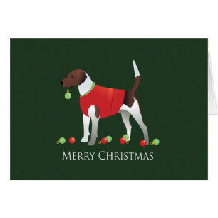 Harrier Beagle Hondenras Merry-kerstkaart