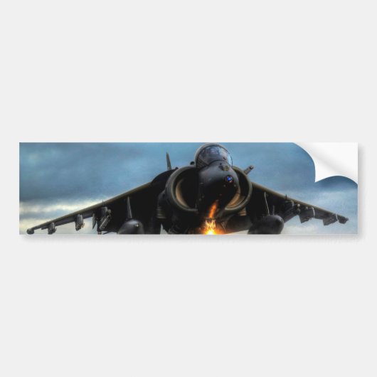 Harrier Fighter Jet Bumpersticker (Voorkant)