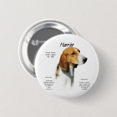Harrier Geschiedenis Ontwerp Ronde Button 5,7 Cm (Voorkant /achterkant)