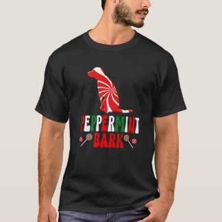 Harrier Hond Pepermunt Bark Kerst Premium  T-shirt