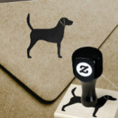 Harrier Hondenras Silhouette Rubberstempel