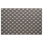 Harrier Hondenras Silhouettes Patterned Stof (Fat Quarter)