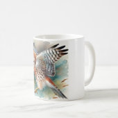 Harrier in flight 060924AREF109 - Watercolor Koffiemok (Voorkant rechts)