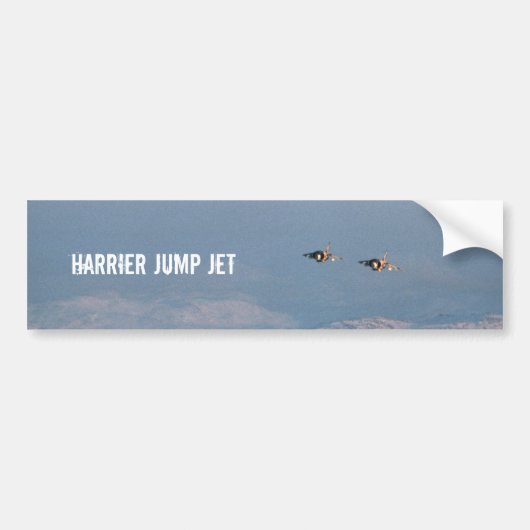 Harrier Jump Jet Bumpersticker (Voorkant)