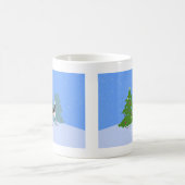 Harrier of Beagle Decorting a Kersttree Koffiemok (Center)