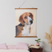 Harrier Painting - Cute Original Dog Art Hangend Wandkleed (Slaapkamer)