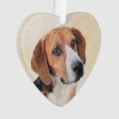 Harrier Painting - Cute Original Dog Art Ornament (voorkant)