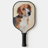Harrier Painting - Cute Original Dog Art Pickleball Paddle (Voorkant)