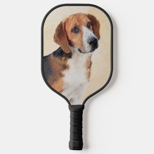 Harrier Painting - Cute Original Dog Art Pickleball Paddle (Achterkant)