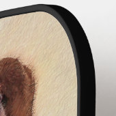 Harrier Painting - Cute Original Dog Art Pickleball Paddle (Links Detail)
