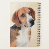 Harrier Painting - Cute Original Dog Art Planner (Achterkant)
