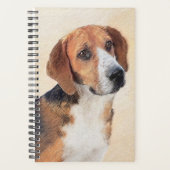 Harrier Painting - Cute Original Dog Art Planner (Voorkant)