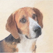 Harrier Painting - Cute Original Dog Art Sticker (Voorkant)