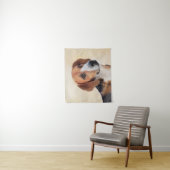 Harrier Painting - Cute Original Dog Art Wandkleed (In situ)