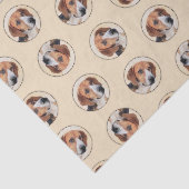 Harrier Schilderen Tri-Color Schattigee Originele  Tissuepapier (Detail)