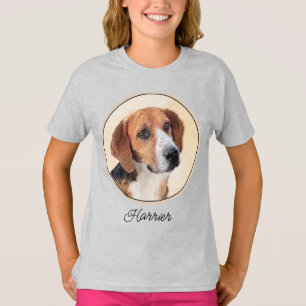 Harrier Schilderij - Mooie Originele Honden Kunst T-shirt