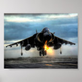HARRIER VLIEGTUIG POSTER (Voorkant)