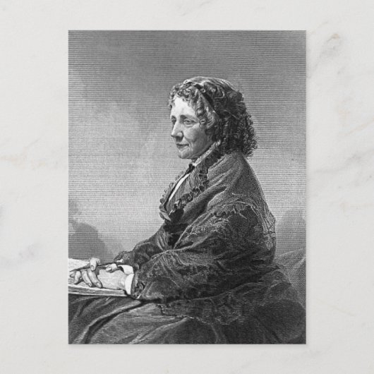 Harriet Beecher Stowe Briefkaart (Voorkant)