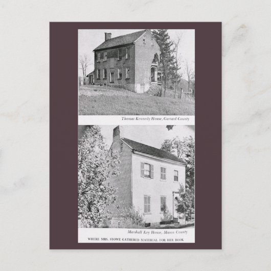 Harriet Beecher Stowe Briefkaart (Voorkant)