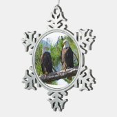 Harriet- en M15-versiering Tin Sneeuwvlok Ornament (Rechts)